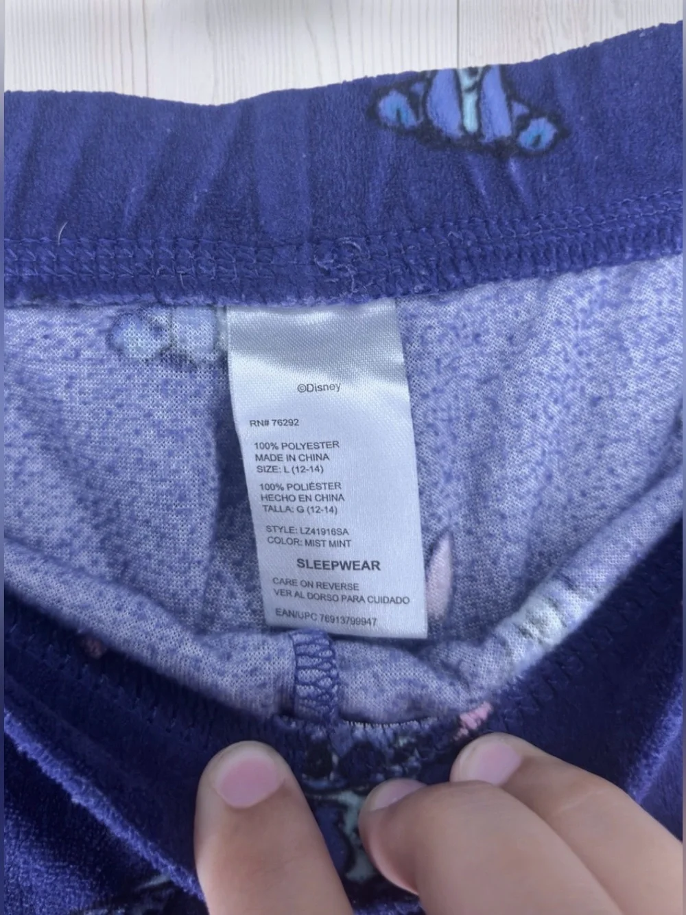 DISNEY Lilo & Stitch Ultra Soft Plush Fleece Lounge Pajama Bottoms